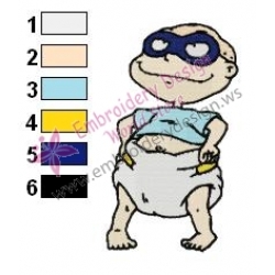 Tommy Pickles Rugrats Embroidery Design 05